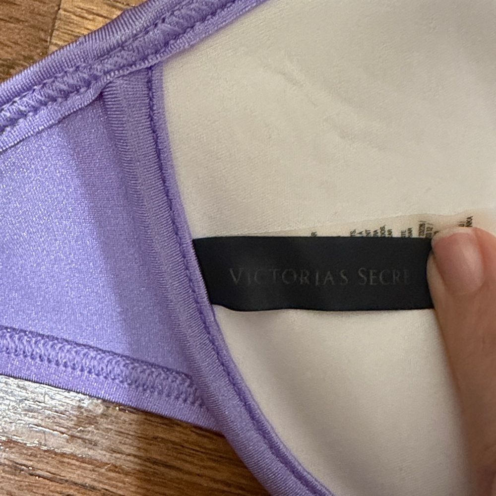 Victoria's Secret Lavender Twist Push Up Bikini Top Size 36A - Picture 8 of 9